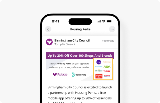 DAY 2: Tenant promotion: emails, flyers and newsletters and council website article