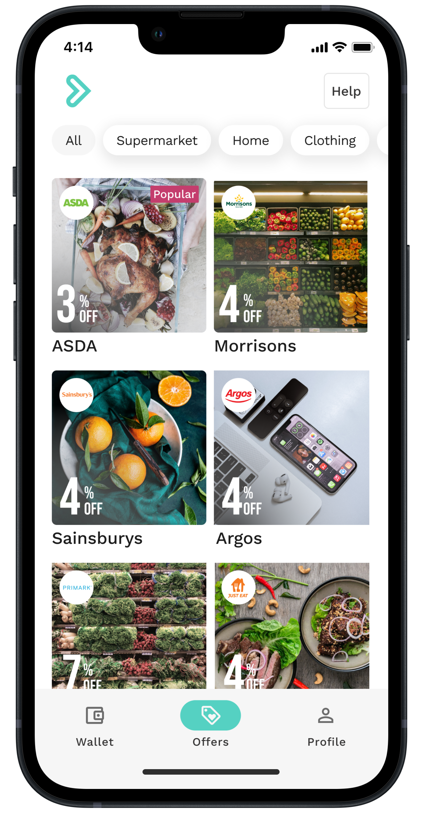 Housing Perks standard phone mockup